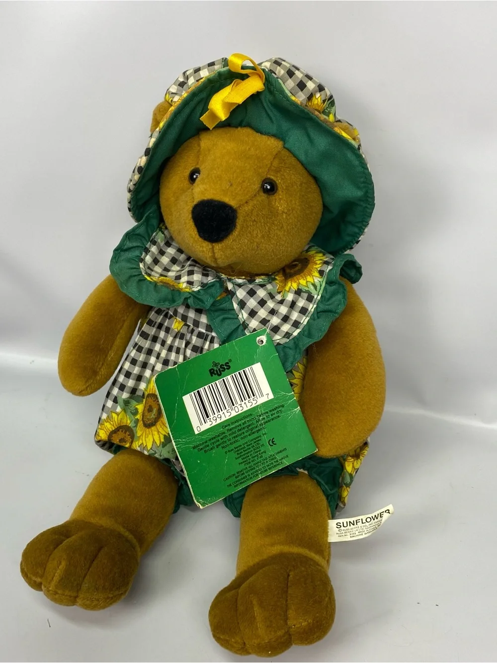 Sunflower brown bear